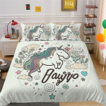 Kodu voodipesukomplekt &Uuml;kssarviku mustriga valge taustaga voodipesukomplekt voodipesukomplekt tekikate Padjakatte lina/kaheinimesevoodi 2/3 magamistoaga kaunistus Baby 100x135cm