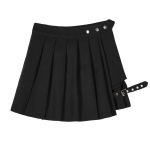 Naiste seelik Kilt Punk Gothic Rock Lolita plisseeritud jalar&otilde;ngas l&uuml;hike seelik L must