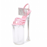 26 cm naiste suvesandaalid K&otilde;rge platvormiga &ouml;&ouml;klubis peo tantsukingad Stripper kingad Seksikad k&otilde;rged kontsad sandaalid Model Show 35 valge