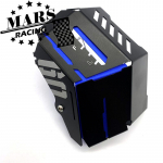 Mootorratta radiaatori vee jahutuspaagi reservuaari esipaneeli k&uuml;lgmise kaitsekatte kaitse YAMAHA MT-09 FZ-09 MT09 FZ09 jaoks must