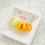 10 tk Laste elastsed juuksepaelad T&uuml;drukud maiustused Scrunchie kummipael Lastele Juukselipsud Peapael Beebi juuste aksessuaarid Peakatted