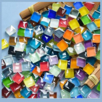 600 tk 1x1cm kristallmosaiikplaadid Pisikesed mosaiikplaadid DIY Hobid K&auml;sitsi valmistatud kristallist k&auml;sit&ouml;&ouml; k&auml;sit&ouml;&ouml;ks Vannituba k&ouml;&ouml;k Kodukaunistus DIY kunstiprojektid