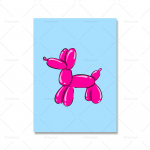 Pink Leopard Heart Eye Preppy Plakat Seinakunst Chill Pill &Otilde;hupall Koer L&otilde;uend Lehmat&uuml;druku saapad Pildid Multifilmi &Uuml;hiselamu sisekujundus 21X30cm No Frame