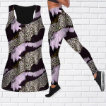 Valge kamuflaažist Leopardprinteriga joogariietus naistele Mood Treening Retuusid Fitness Sport Vabaaja joogap&uuml;ksid XS