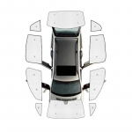 Aknakatted Toyota CHR C-HR AX10 AX50 2016 2017 2018 P&auml;ikesekaitse Tuuleklaasikatted Kardinad P&auml;ikesekatted All Sunshades