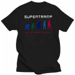 Mehed NaisedUus SUPERTRAMP Brother Where You Bound Rock Band Unisex must T-s&auml;rk Suurus S-3XL 4XL
