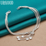 925 h&otilde;bedane armastuse s&uuml;dameripatsiga k&auml;ev&otilde;ru Romantilised ehted 20cm