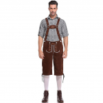 Saksa Oktoberfesti kost&uuml;&uuml;m, meeste Baieri Lederhosen l&uuml;hike &otilde;llemeeste v&auml;ljam&otilde;eldud kleit XL