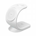 Est Magnetic Wireless Charger Stand 3-in-1qi kiirlaadimisjaam Iphone 13 12 Pro Max Airpods 2 3 4 Apple Watch 7/6/s 83 NO Plug Black must