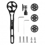 Rattaarvuti kinnitus &ndash; eesmine rattakompuutri kinnitus maanteerataste integreeritud juhtraud, Garmin must