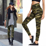 Naiste kamuflaažis&auml;&auml;rised Fitness Military Army Rohelised p&uuml;ksid Treeningp&uuml;ksid Sporter Skinny Adventure elastsed vabaaja s&auml;&auml;rised one size