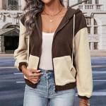 Naiste dressipluus Polar fliisist lukuga kardigan jope S pruun