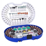 276-osaline p&ouml;&ouml;rlevate t&ouml;&ouml;riistade tarvikute komplekt, 1/8-tollise l&auml;bim&otilde;&otilde;duga varred, universaalne kinnitus lihtsaks l&otilde;ikamiseks, lihvimiseks, lihvimiseks, teritamiseks, nikerdamiseks ja poleerimiseks