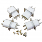 4 tk/komplekt Uus mikrolaineahju magnetronipistiku tarvikud k&auml;ivitustoru pistikupesaga on kaasas l&auml;biv kondensaator ja vastavad kruvid 4PCS