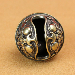 Vintage messingist v&otilde;tmehoidja Puhta vase kleepuv kelluke auto v&otilde;tmehoidja ripats 2.4x3.7cm