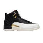 Air Jordan 12 Retro Hiina Uusaasta 2019 Meeste Tossud Must Sail-Metallic-Kuldne-True-Punane CI2977-006 42