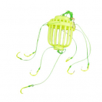 MUQZI sporditarvikud sf&auml;&auml;rilised helendavad merekastid koletised kalap&uuml;&uuml;gi l&otilde;hkekonksud karpkala konksutarbed 10#