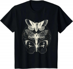 Witchcore Lepidoptera Butterfly Moth putukate astronoomia armastaja T-s&auml;rk Halloweeni vintage T-s&auml;rk naistele unisex naistele iga p&auml;ev neljal aastaajal 4XL