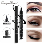 Kahepealine Seal silmapliiats Mark Pen Triangular Seal Eyeliner 2-in-1 Lazy Seal silmapliiats 1pcs
