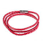 Unisex punutud nahast k&ouml;is magnetilise pandlaga k&auml;ev&otilde;ru k&auml;epaela ehted kohv