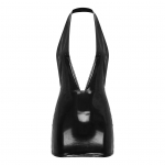 Naiste Bodycon Kleidid Kunstnahast Wetlook Peomini Kleidid Halterneck Seljata Clubwear Kleit S must