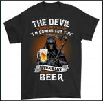 BEER Skull Devil Alcohol Biker Mootorratas Grim Reaper Mootorratta Unisex T-s&auml;rk S