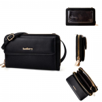 Baellerry Fashion &otilde;lakotid naistele Kunstnahast Crossbody Messenger kott Naiste telefonikotid Rahakott 21*12.5*4cm tumepunast v&auml;rvi