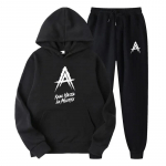 Anuel AA Album Real Hasta La Muerte Meeste Spordidress vabaaja 2-osaline Komplektid Pusa Pusa Dressip&uuml;ksid Komplekt riietus Naiste riietus S