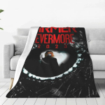 Mylene Farmer Nevermore &Uuml;lipehme Tekk Muusikakontsert J&otilde;ulukink Reisimise Visketekk Flanellist Voodikate Diivanikate 30*40in
