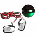 1 paar automaatset esiklaasi esiklaasi LED-pihustusjoa otsiku klaasipuhasti pesuri lamp roheline