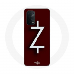 Oppo A74 5G Ozarki &uuml;mbris, 4. hooaja logo Z valge punane taust