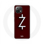 &Uuml;mbris Xiaomi Mi 11 Lite Ozark Season 4 Logo Z valge punase taustaga