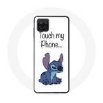 &Uuml;mbris Samsung Galaxy A22 4G Lilo jaoks ja Stitch armas valge taust