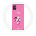 Coque pour Samsung Galaxy A51 5G BTS Bangtan Sonyeondan BT21 Shooky Suga Et Cooky Jungkook