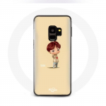 Coque pour Samsung Galaxy S9 Plus BTS TinyTAN Animation Suga