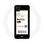 Coque pour Samsung Galaxy A22 5G Billet d'avion berlin