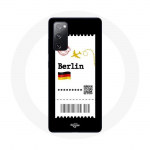 Coque pour Samsung Galaxy S20 FE Billet d'avion berlin