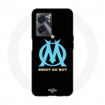 Coque Realme V23 logo om olympique demarseille Noire Fond - Maniacase