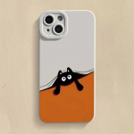 Animatsioon Mood Armas pehme telefon Iphone Max XR 8 Pro X 11 13 XS Plus 6s 12 Mini 6 14 7 Silikoonist Silikoon Sirge TPU pehme korpuse kate for Iphone 11 must