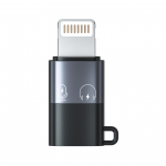 Elough C-t&uuml;&uuml;pi adapter Ios Lightning meeste ja USB 3.0 adapteri naissoost kiirlaadimise adapteri jaoks must