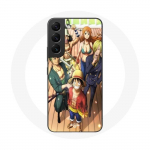 Coque pour Samsung Galaxy S22 One Piece Luffy Affiche Equipages Manga Anime - Maniacase
