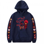 Hazbin Hotel Anime Hoodies S&uuml;gis pikkade varrukatega Unisex Harajuku Pullovers T&auml;navar&otilde;ivad Graafilised riided Pusa M