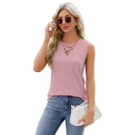 Kevadsuvine vest naiste &uuml;hev&auml;rviline žakaarv&auml;rvi V-kaelusega lipsuvest varrukateta topp S valge