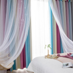 Gradient Hollow Star kardina varjundiga kardinakangas Magamistoa elutoa kardinal&otilde;ng 100*130 1pc lilla