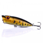 1 tk kalap&uuml;&uuml;gi landid Topwater Popperi s&ouml;&ouml;t, 6,5 cm, 12 g k&otilde;va s&ouml;&ouml;t Kunstvobleri plastist kalastustarbed 6# konksuga A