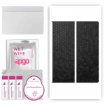 apgo Protective Skin Sticker for the back compatible with Huawei Mate XS 2, Wrap Film, Foil, Vinyl - Pattern Black Honeycomb