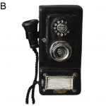 Vintage r&auml;bal seinakinnitus Telefon k&auml;sit&ouml;&ouml; Art Bar Club Ornament Home Decoration B must
