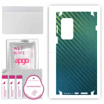 apgo Protective Skin Sticker for the back+sides compatible with Motorola Edge 20 Pro, Full Wrap Film, Foil, Vinyl - Pattern Carbon Chameleon CAKA1
