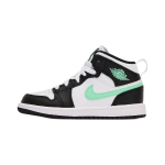 Air Jordan 1 Mid PS Green Glow Laste tossud Must Valge DQ8424-103 28