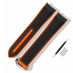 Kummist kellarihm omega moonwatch kellarihm 20mm 21mm 22mm silikoonist kellarihm kokkupandav lukk Kumera otsaga k&auml;ekella v&ouml;&ouml; 20mm